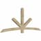 Ekena Millwork Alberta Rough Sawn Timber Gable Bracket, Douglas Fir, 96"W x 40"H x 4"D x 4"F, 10/12 Pitch GBW096X40X0404ALB00RDF - alternate 5